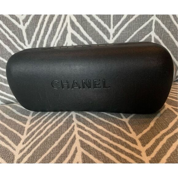 CHANEL EYE Glasses 3127 black Frames & Case CC LOGO Hardcase AUTHENTIC - Picture 8 of 12